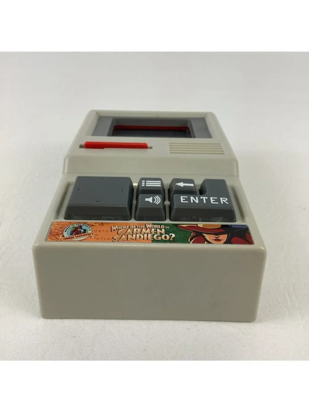 Where In The World Is Carmen Sandiego Handheld Electronic Game Retro Arcade Toy